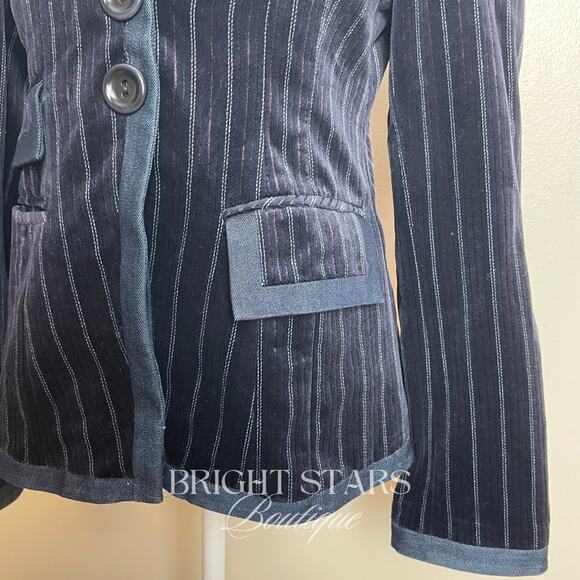 Extremely Rare Velvet Blazer ASO Rosalie Hale Twilight Promotional Images Blue - Picture 10 of 12